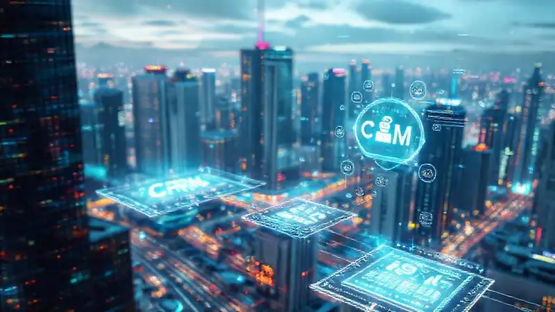 Ciudad futurista digitalmente abrumadora e intensa