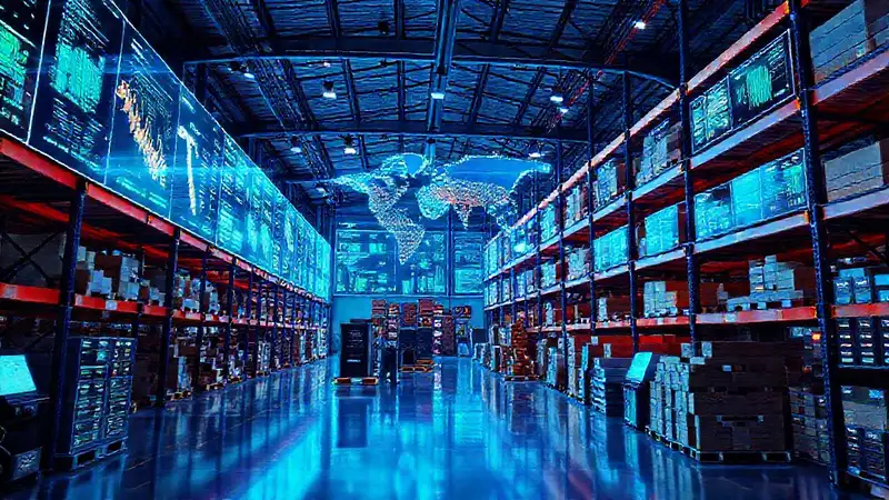 Logística digital analiza datos en tiempo real