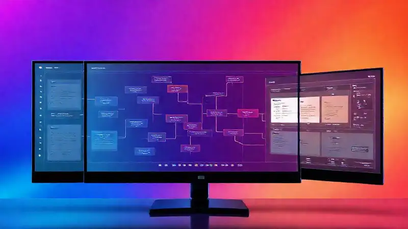 Pantallas digitales visualizan flujos de datos