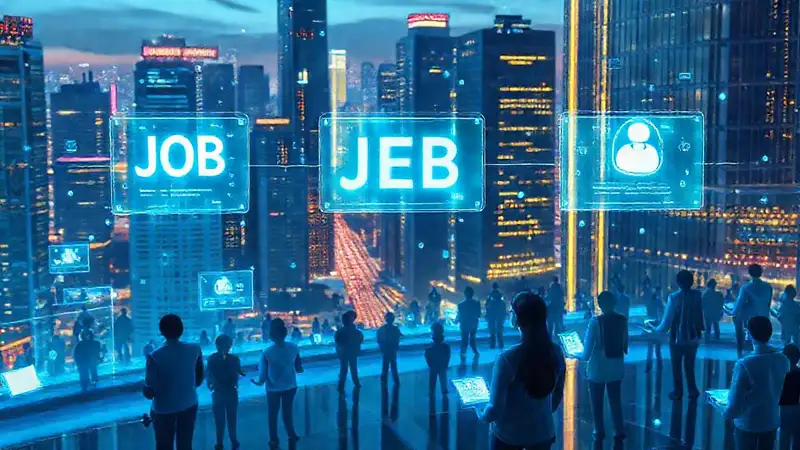 Ciudad futurista busca empleo en luz