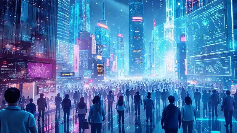 Una ciudad futurista