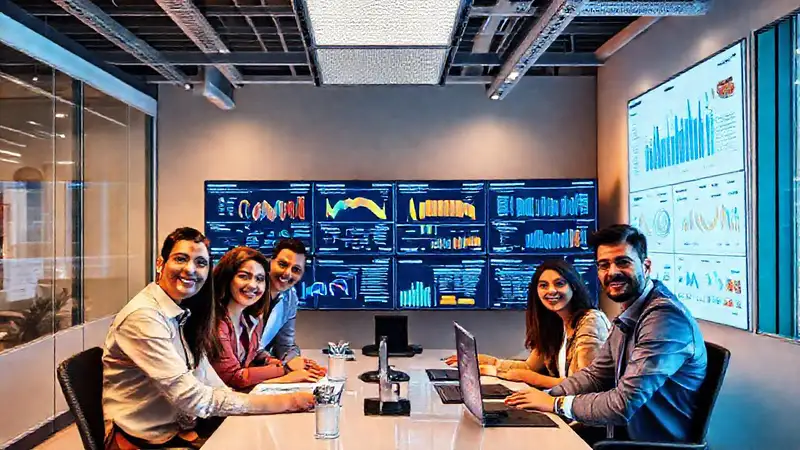 El equipo analiza datos estratégicamente