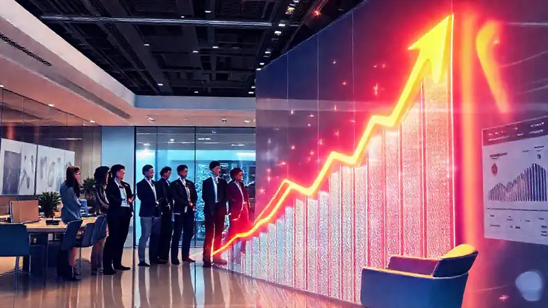 Empresa moderna y exitosa prospera