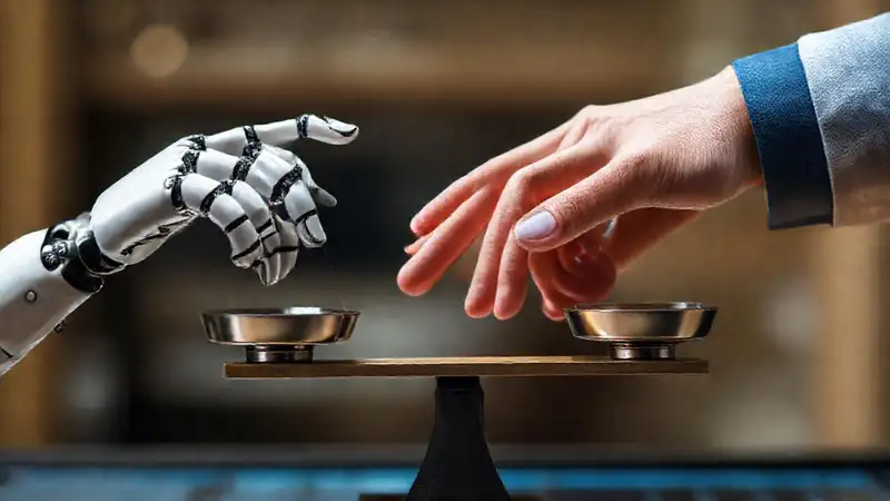 Robots y humanos equilibran la justicia