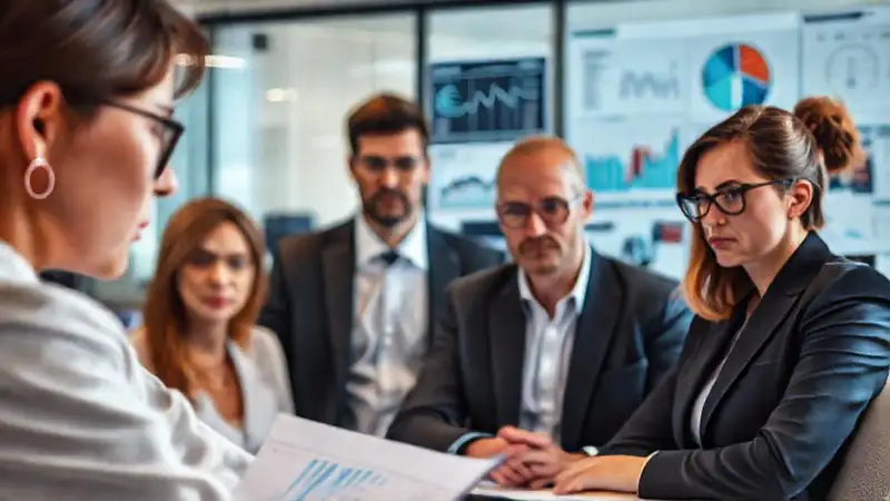 Análisis profesional en entorno corporativo