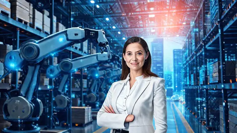 Automatización industrial y tecnología brillante emergen