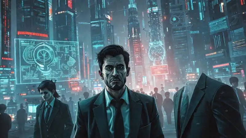 Ciudad futura: tecnología, estrés y decadencia