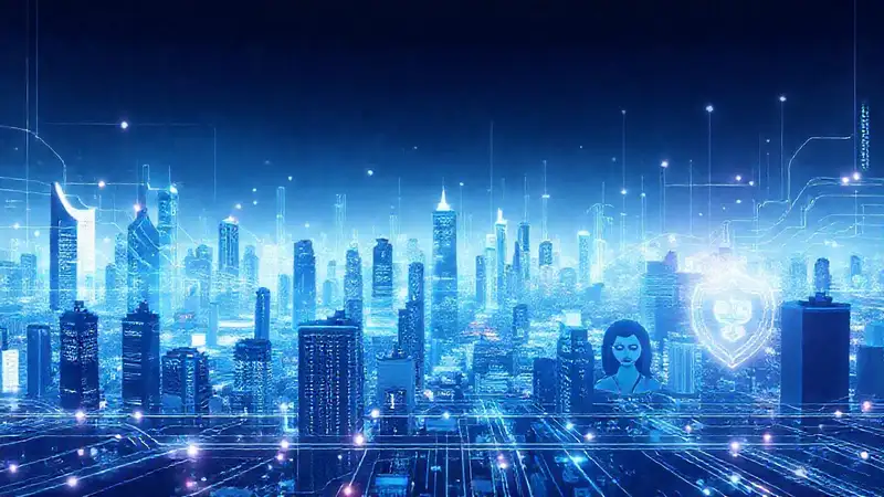 Ciudad futurista: planificación estratégica digital y alerta